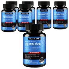 Nutri D-DAY MEGALEX MSM2000 補充錠, 90顆, 7罐