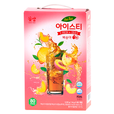 Kotsam 花泉 水蜜桃冰茶, 80入, 1個, 14g