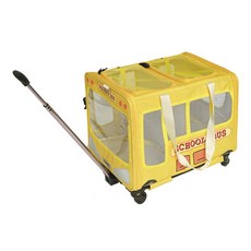 Pur Lab 噗扑實驗室 寵物外出包 校園巴士 多維度通風 可手提/斜背/車載/推拉, 1個