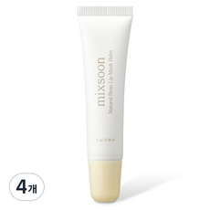 mixsoon 發酵豆滋潤唇膜膏, 11g, 4個, 無色