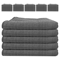 World Clean 豪華圍棋超細纖維拖把灰色, 30個