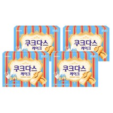 쿠크다스 케이크, 77g, 4개