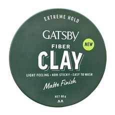 GATSBy 消光纖維髮泥, 1個, 80g