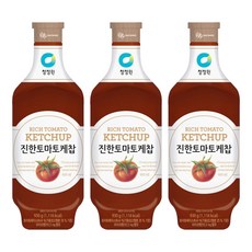 청정원 진한 토마토케찹, 930g, 3개