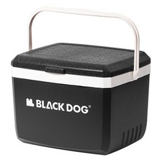 BLACK DOG 黑狗 悅夏 手提保冰箱 露營保溫箱, 夜幕黑, 13L
