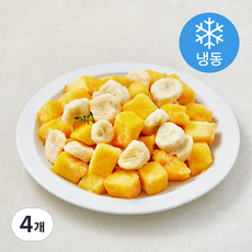맥그로우앤마리 망고바나나 (냉동), 4개, 1kg