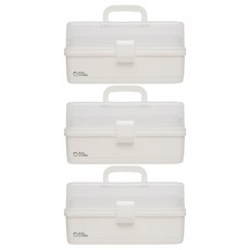 엘엘리빙 애니박스 구급상자 화이트, 3개