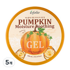 에스폴리오 펌킨 모이스처 수딩 겔, 300ml, 5개