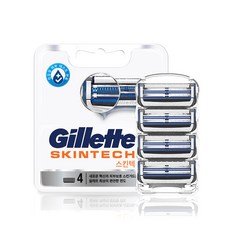 Gillette Skin Guard 剃須刀片 4 件裝, 4入, 1個