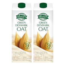 덴마크 그린 귀리 음료, 950ml, 2개