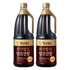 햇살담은 씨간장 숙성 양조간장 골드, 1.7L, 2개