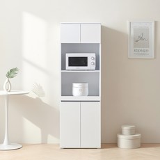 서울소호 국내제작 LPM 1800 오딘 키큰 주방 밥솥 렌지대 방문설치, 화이트, 5단