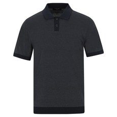 INDIAN 男士涼感雙色翻領針織衫 MIUBS5M2371