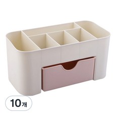 신중상점 심플 감성 화장품 선반, 핑크, 10개