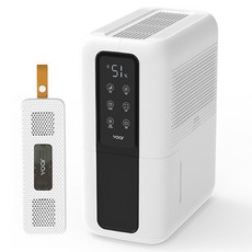 보아르 모아 S2000 소형원룸 미니 제습기 BLACK 500ml VPDH-004 + 실리카겔 제습제, VPDH-004BK