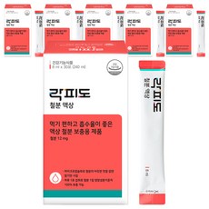 락피도 정품 철분 액상 30포, 240ml, 6개
