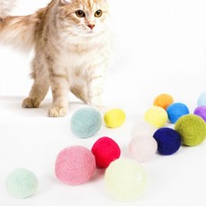 DING DONG PET 貓咪繽紛毛球, 隨機出貨, 15個