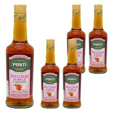 PONTI 蘋果醋, 500ml, 5個