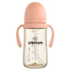 유비맘 시그니처 빨대컵, 280ml, 1개, 딸기