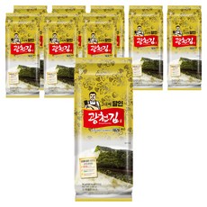 광천김 3대째 달인 재래 조각김, 55g, 9개