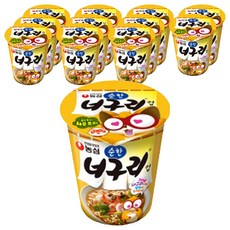 너구리 컵 순한맛 63g, 12개