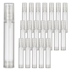 化妝品真空按壓瓶 12ml, 白色, 20個