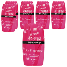 KOKUBO 小久保 長效型室內浴廁除臭去味 空氣芳香劑 玫瑰香味 (200ml/罐), 6瓶
