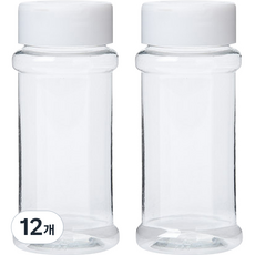 inbloom Two Kinds PET調味罐 37口徑 白色, 12個, 100ml