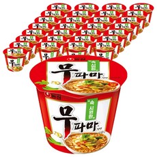 NONGSHIM 農心 蘿蔔蔥蒜湯碗麵 112g, 32入