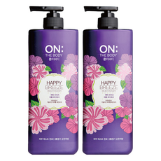 ON THE BODY 香水沐浴精 快樂微風, 玫瑰及鳶尾花香氛 持久香氛, 900g, 2件