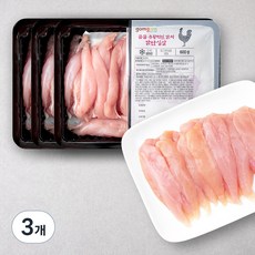 곰곰 유황먹인 닭의 닭안심살 (냉장), 600g, 3개