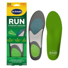 Dr. Scholl's 爽健 女性用跑步舒適足底筋膜炎雙腳穿戴鞋墊組