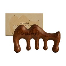 donggubat 多合一木製按摩刮痧板, 檀香木, 1個