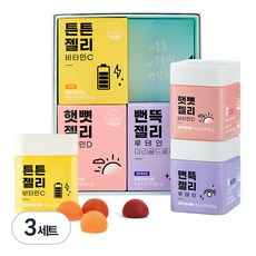 니몸내몸 영양젤리 3종 멀티비타민, 3세트