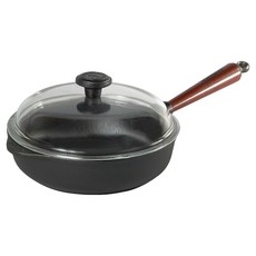 SKEPPSHULT 傳統深煎鍋附耐熱玻璃鍋蓋組, 1套, 25cm