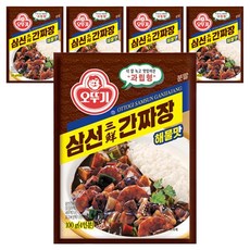 OTTOGI 不倒翁 三鮮乾炸醬粉 海鮮口味, 100g, 5包