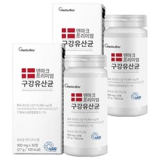 헬로바이오 덴마크 프리미엄 구강유산균 27g, 30정, 2개 30정, 2개