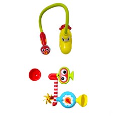 Yookidoo 蓮蓬頭套組 自由控制噴水 眼睛旋轉 帶動水車 瀑布效果, 大眼瀑布, 1盒