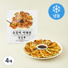 펀쿡 오징어 야채전 (냉동), 1kg, 4개