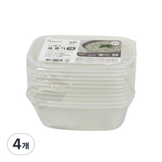 스완 다용도 죽용기 대형 900ml, 4개, 5개입