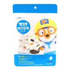 韓爸田園日記 Pororo菇類滿滿粉碎型昆布兒童高湯包, 8g, 1袋