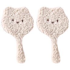 沐慕家居 造型手拿鏡 18 x 10.5cm, 小熊, 2個