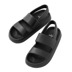 CARET 女款 EVA 雙帶涼鞋, 黑色的, 240