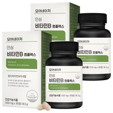 모어네이처 안심 비타민B 컴플렉스 아르지닌 고함량 부원료 영양제 16.5g, 30정, 2박스