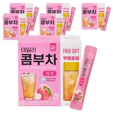 다농원 데일리 콤부차 피치, 5g, 20개입, 6개