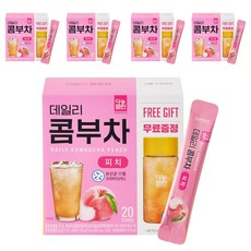 다농원 데일리 콤부차 피치, 5g, 20개입, 5개