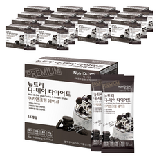 뉴트리디데이 다이어트 쉐이크 쿠키앤크림 14포, 350g, 15개