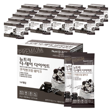 뉴트리디데이 다이어트 쉐이크 쿠키앤크림 14포, 350g, 18개