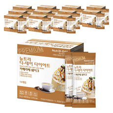 뉴트리디데이 다이어트 카페라떼 쉐이크, 350g, 12개