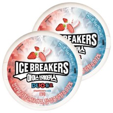 아이스브레이커스 듀오 스트로베리 캔디, 36g, 2개